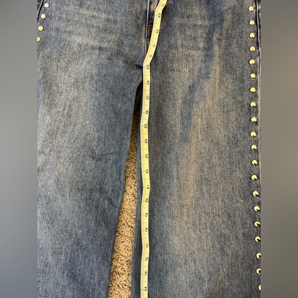 House of Harlow 1960 Blue Studded Flare Jeans - Picture 7 of 7